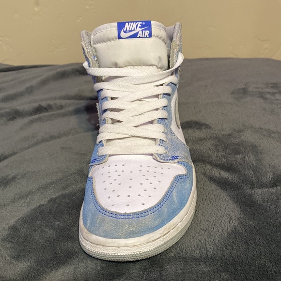 Jordan Ones “Hyper Royal/Light Smoke Grey-White” Men size 9.5 - Picture 3 of 17